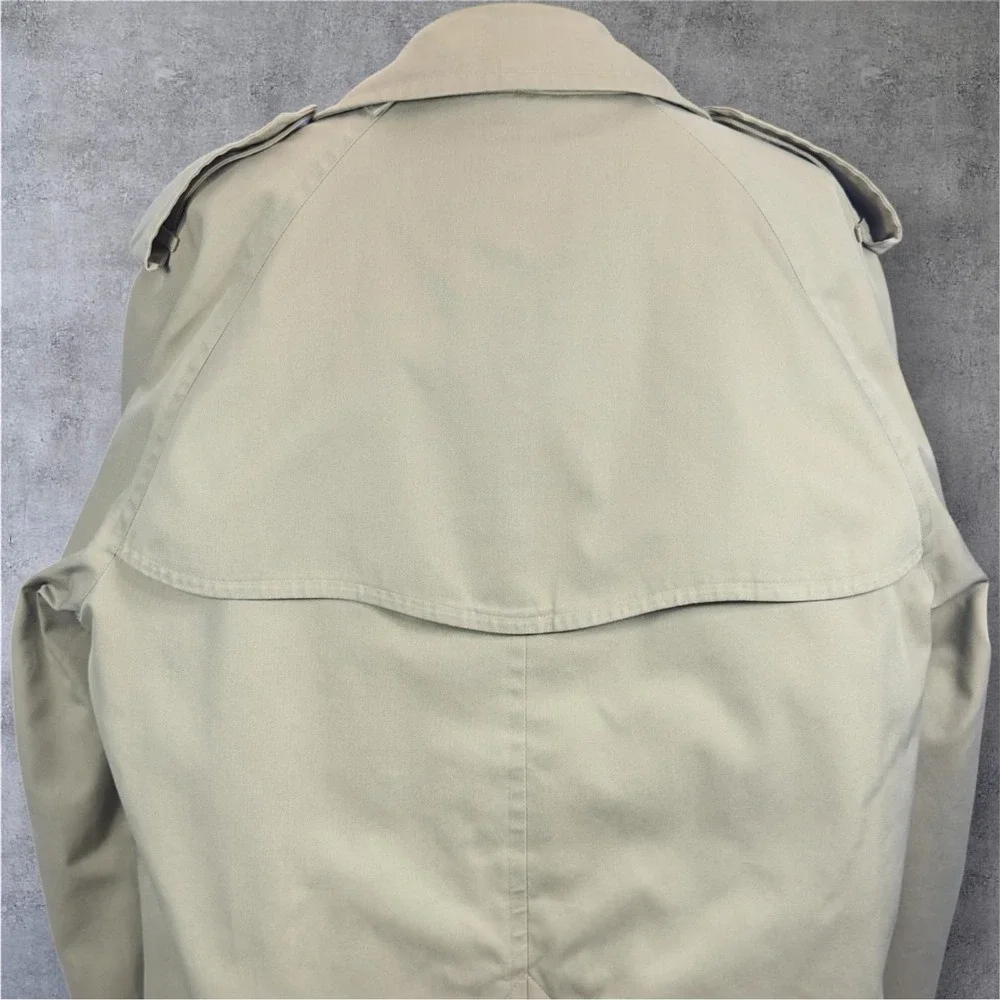 Vintage 80's Burberrys Prorsum Trench Coat Long England Classic Chic Size 42 - Picture 9 of 13